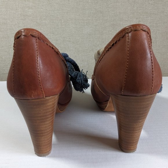 Shellys London Stacked Heel Pumps | EUR 40 | US 9 - Picture 5 of 7